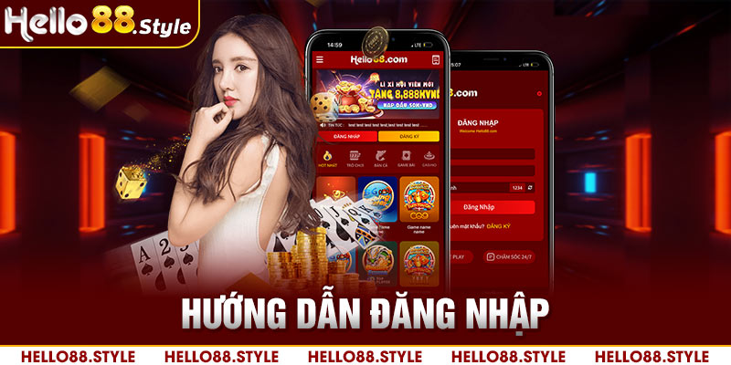 hướng dẫn đăng nhập tài khoản vào hello88